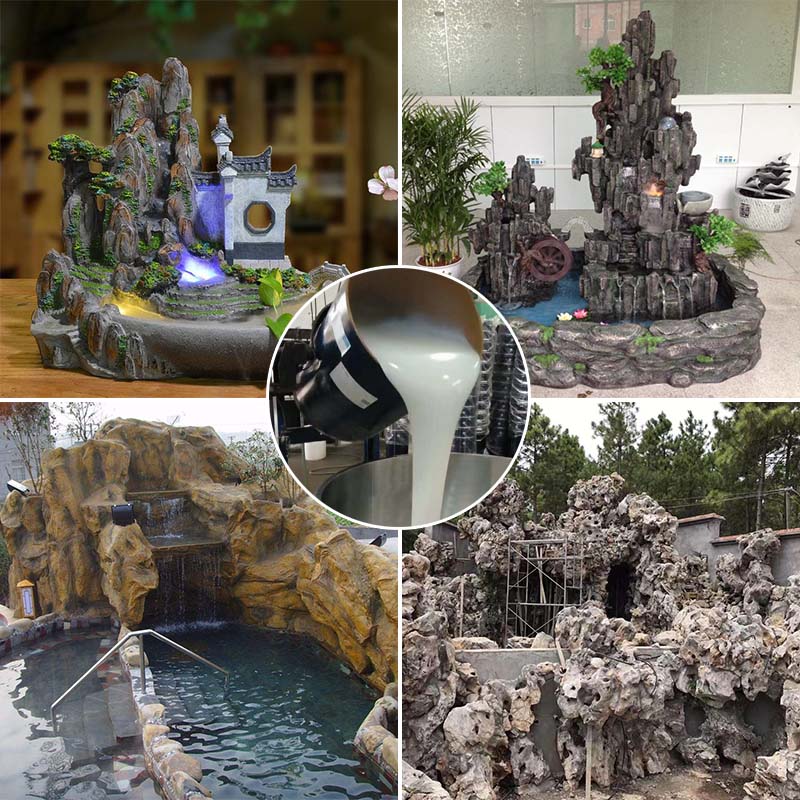 模具硅橡膠翻模制作假山首 模具硅橡膠翻模制作假山首